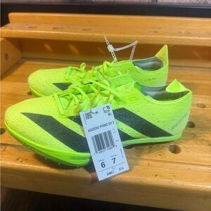 Adidas Adizero Prime SP 3 Strung Lucid Lemon IH5800 Men's Size 6m/7w No spikes